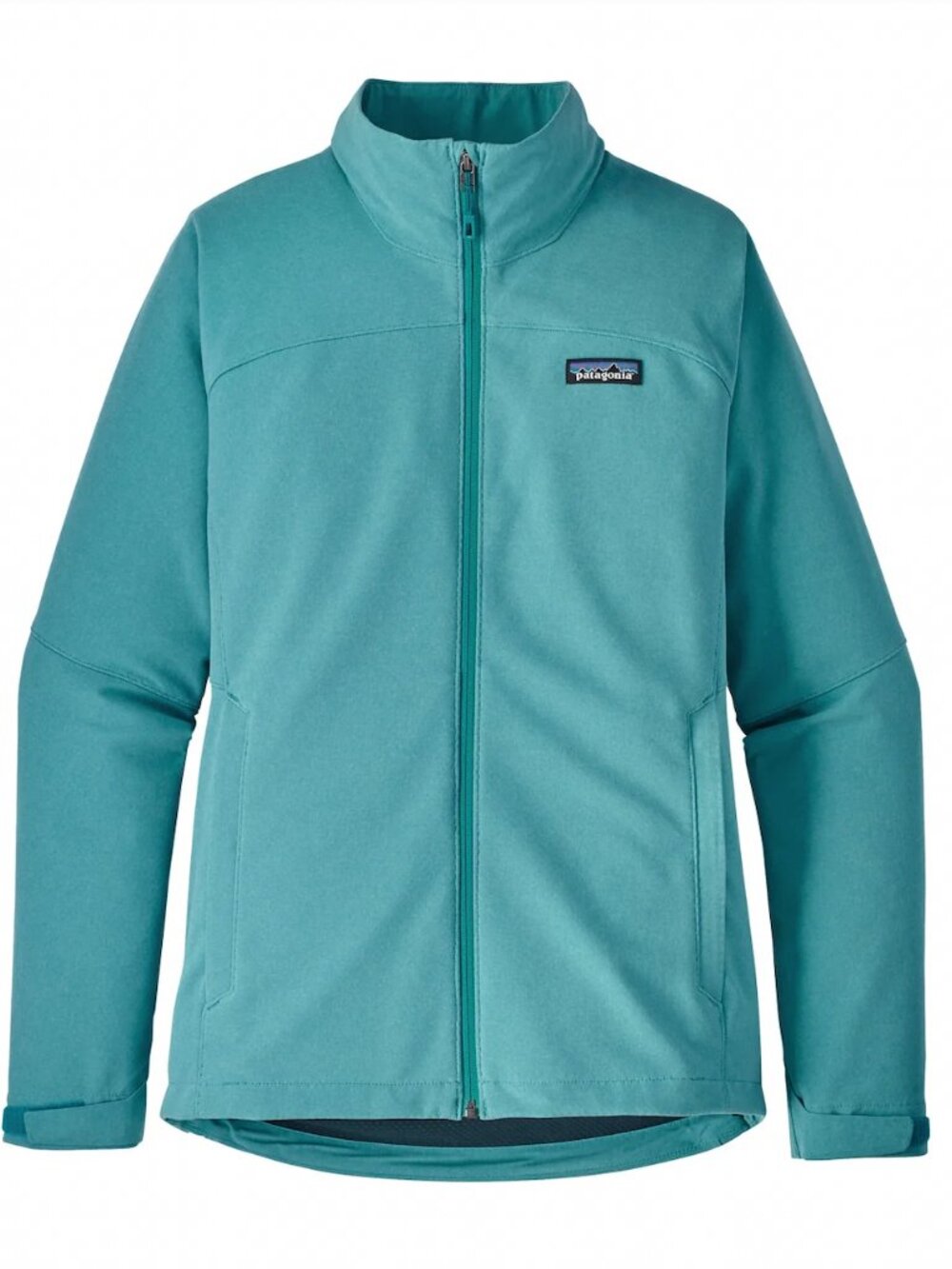 NWT Patagonia Adze Polartec Softshell Full Zip Jacket Elwha Blue Teal
